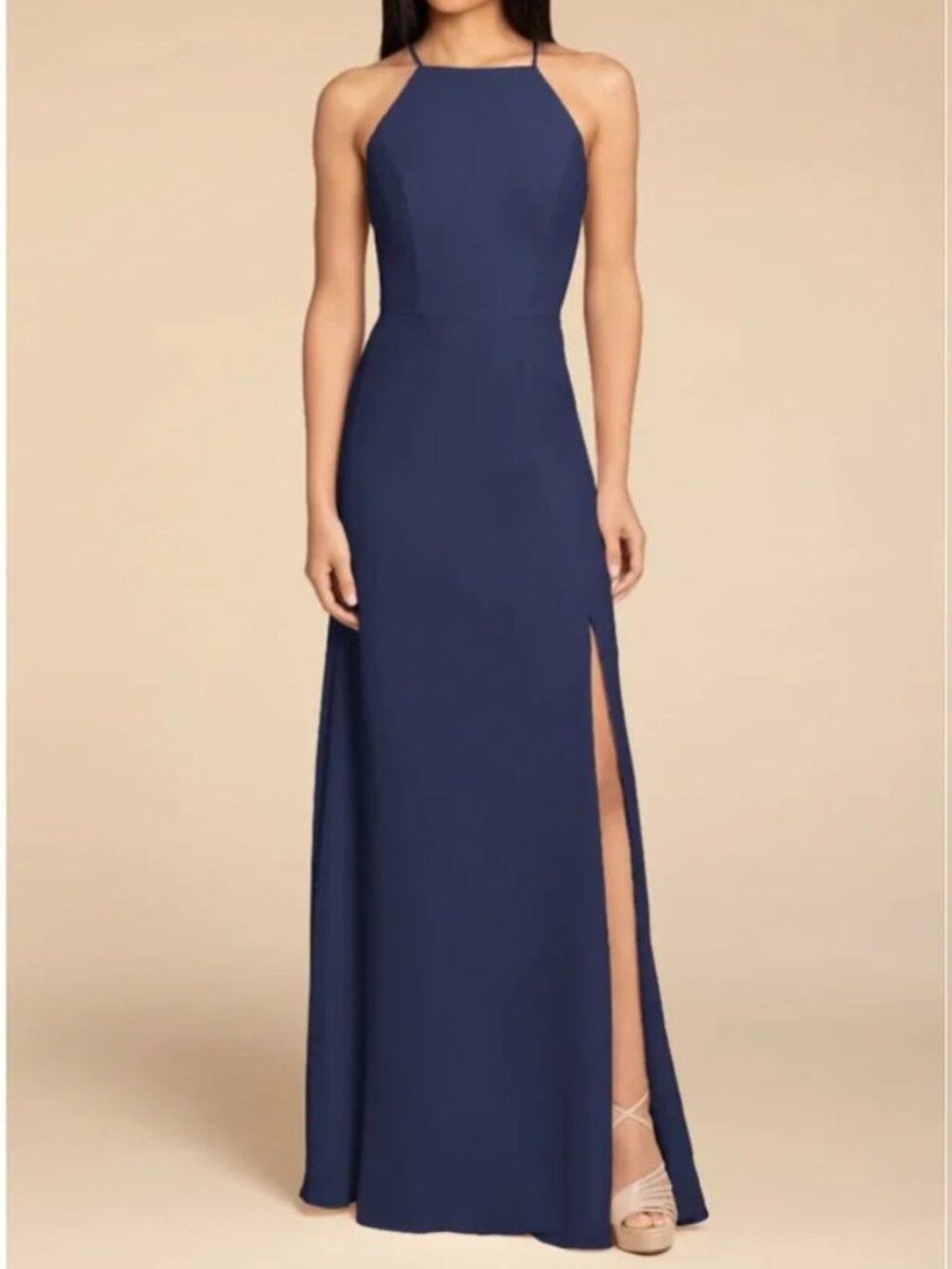Hayley Paige Occasions Bridesmaid Dress - in Indigo